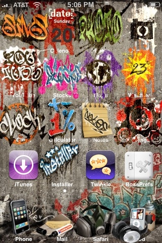 iPhone Goes Outlaw – Graffiti Theme