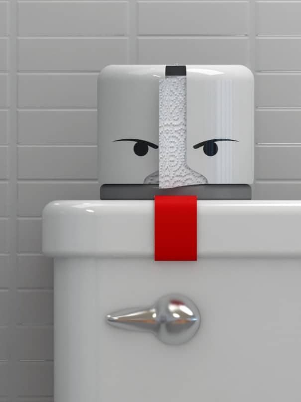 Monster Toilet Paper Keeper | Secure your Shi…