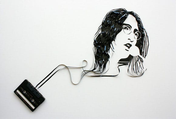 Crazy Creative and Clever Cassette Tape Art