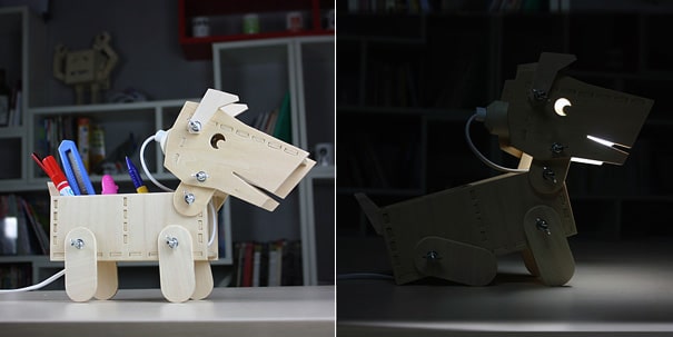 The DIY Doggy Geek Lamp – Let Your Dog Shine