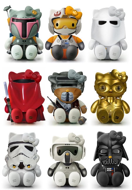 Hello Kitty Now in Star Wars and Star Trek!