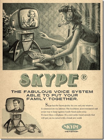 Brilliant Retro Ads To Promote Twitter, Facebook And More!