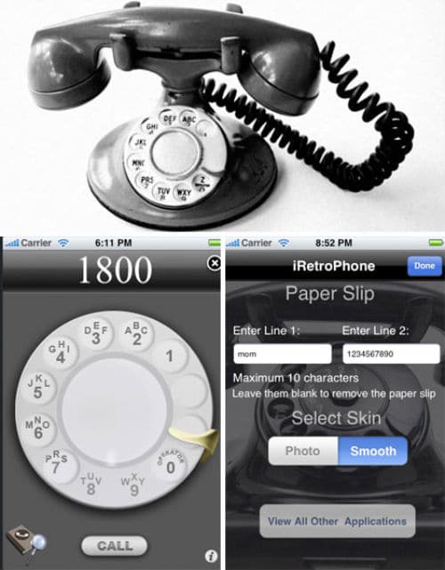 The iPhone App That Takes You Back To The 20th Century