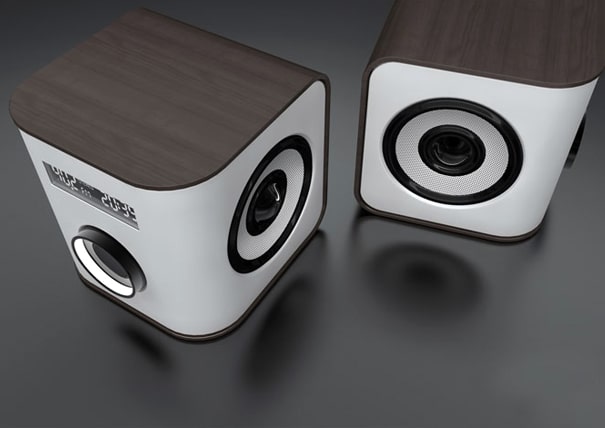 Audiolicious: Cubic Speakers With The Perfect Design Touch
