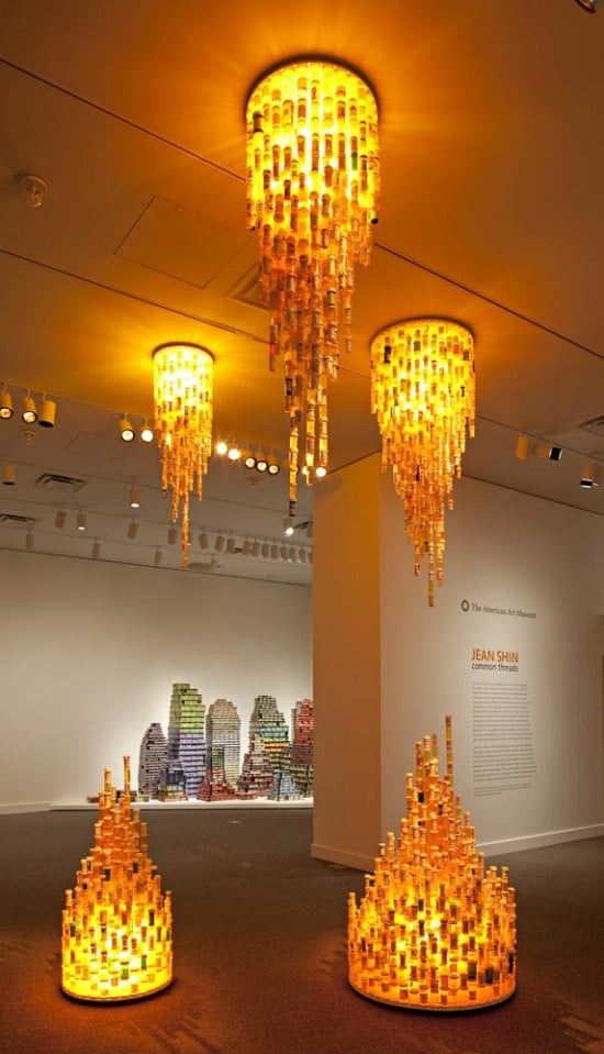 All The World’s Pill Bottles Make A Staggering Chandelier