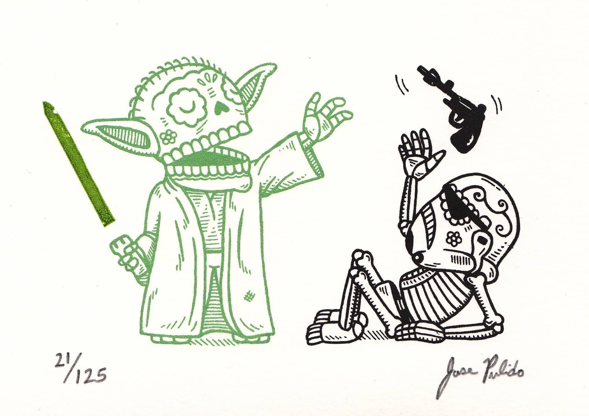 Star Wars In The Form Of Mexican Traditional Art