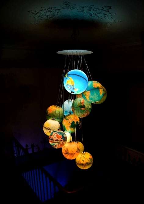 Table Globe Chandelier: Finest Use Of Old Light Globes!