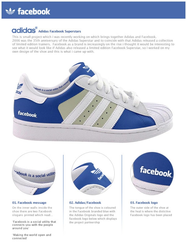 Social Networking Addicts: Facebook Adidas Sneakers
