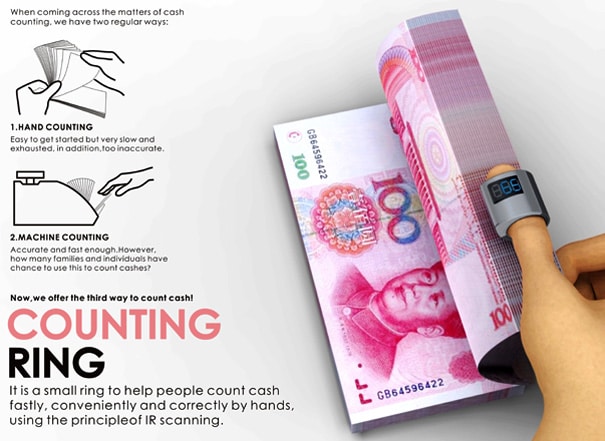Counting Finger Ring Lets You Count Money… Really Fast!