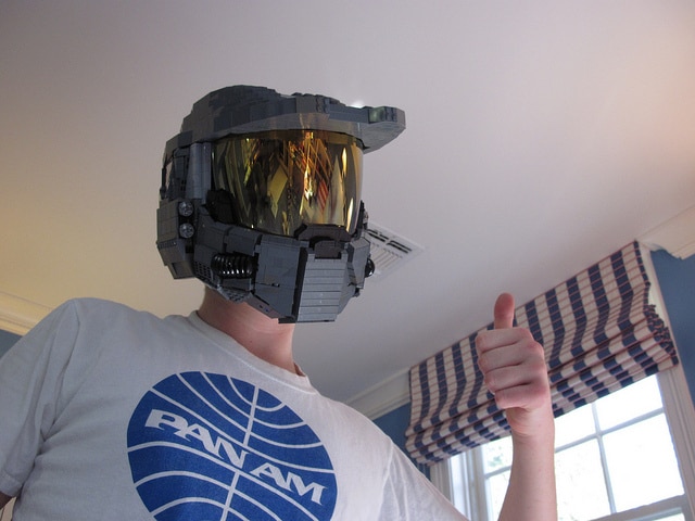 Unreal Wearable LEGO Halo Master Chief Helmet