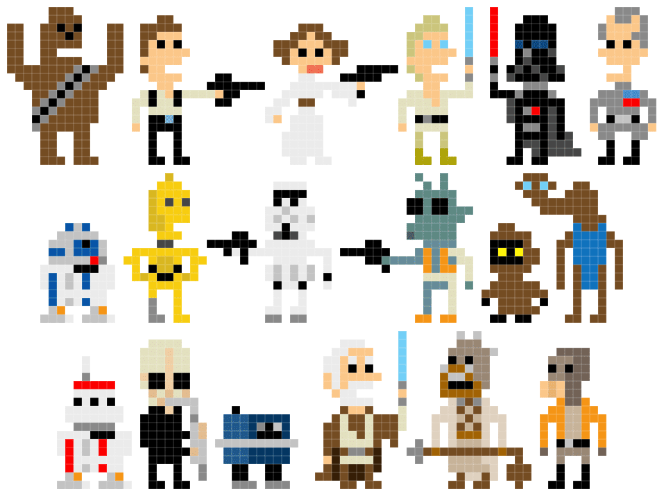 Pixel Star Wars: Welcome Back To The 8-Bit Days!