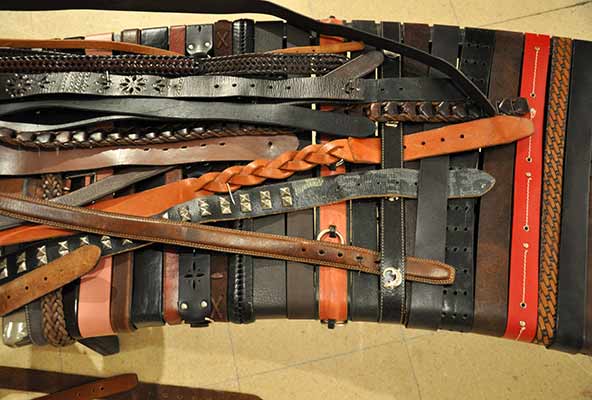 Belt Bench: Here’s What You Do With 1,000 Old Belts…