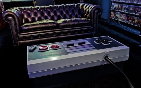 A Giant Functional Nintendo NES Controller Coffee Table!