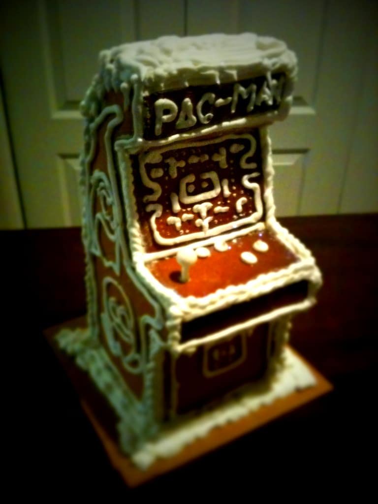 Pac Man For Christmas: Gingerbread Arcade Game