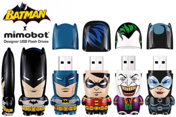 Limited Designer Flash Drives Meet Batman, Superman, Etc.