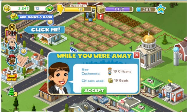 CityVille: Building A City On Facebook Is An Instant Hit!