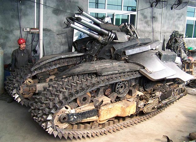 Whoa! Transformers Inspired Steel Megatron Tank Design