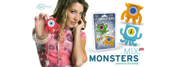 Mix Monsters: Cute Customized Geekdom For iPod Shuffle