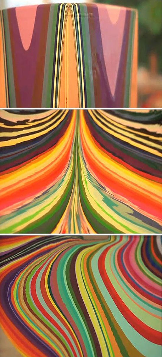 Design: The Drippy Hypnotic Effects of Tall Painting