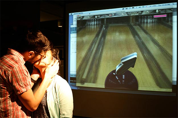 The Kiss Controller: Video Game Controlled By Smooches