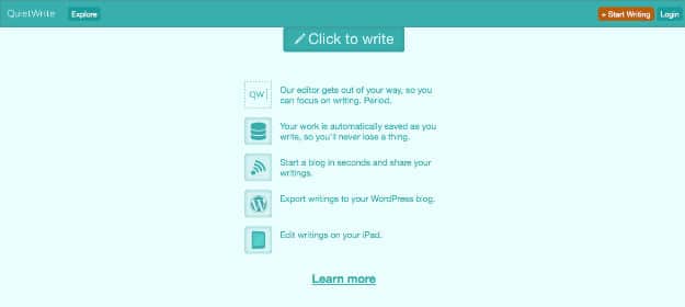 Write A Note Or Article Easily With QuietWrite