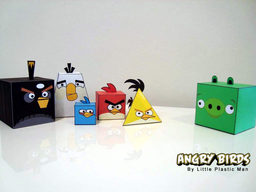 Angry Birds Papercraft: Fold, Feather And Fight