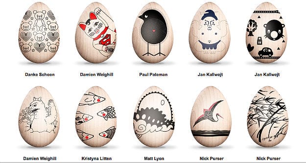 Decorative Eastern Eggs: Choose One To Help Japan