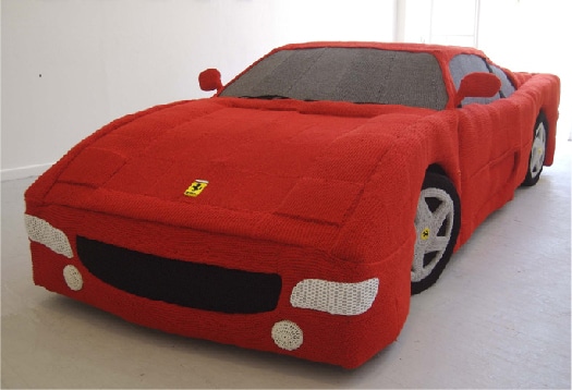 Yarn Ferrari: Carefully Knitted Using 12 Miles Of Yarn
