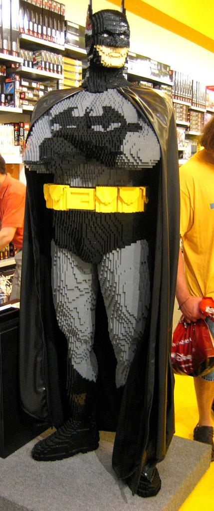 Giant Lego Batman Is Too Stiff To Fight Crimes