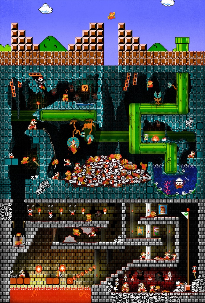 Super Mario: What Lies Beneath The Abyssal Pits