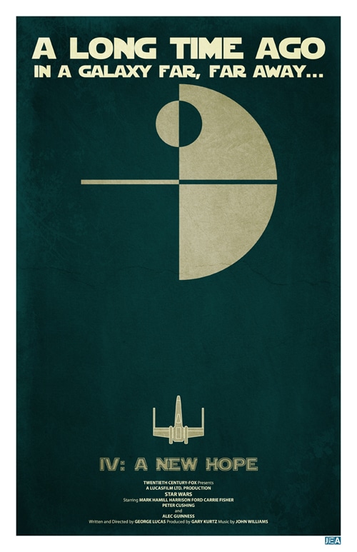 Star Wars Posters: They Don’t Get More Minimalistic Than This