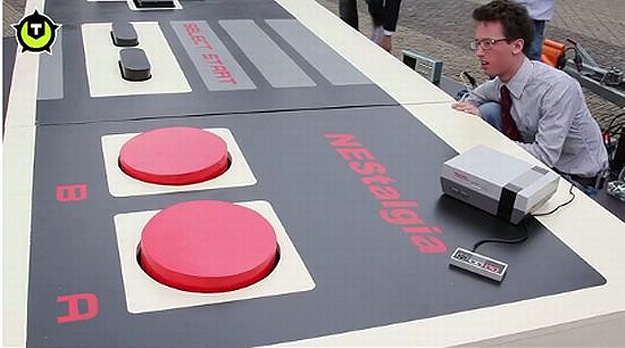 World’s Largest Working NES Controller