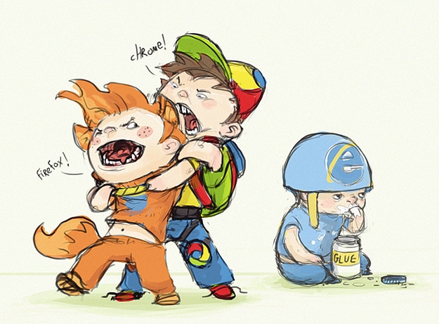 Browser Wars: Your Favorite Browsers Illustrated