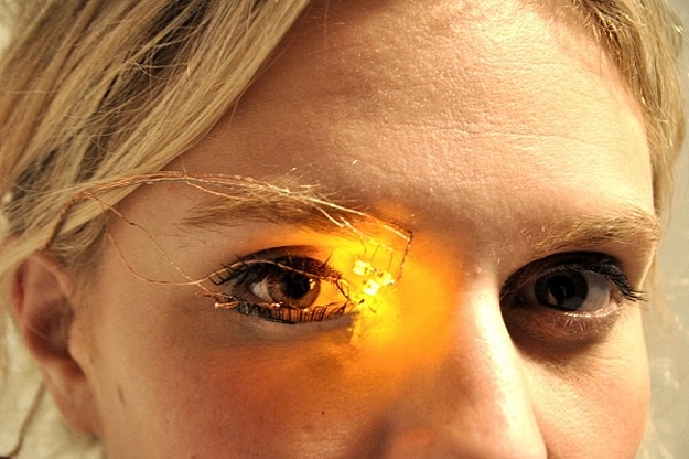 LED Eyeshadow: Now You Can Look Like A Cyborg