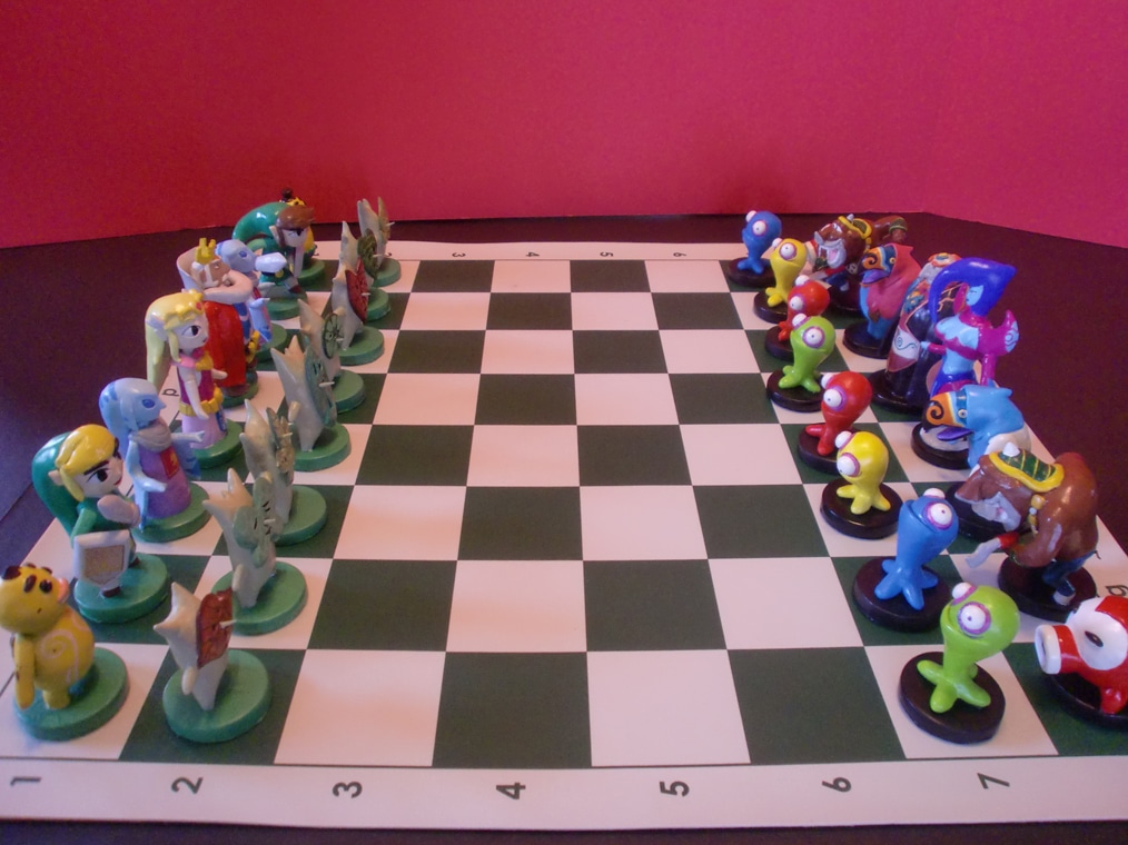 Zelda Chess: The Ultimate Hand Carved Geek Creation