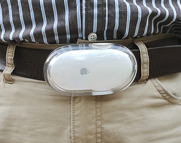 Geek Style: Belt Buckles Made From Computer Mice