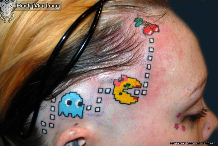 Retro Tattoos Dedicate Skin To Pac-Man