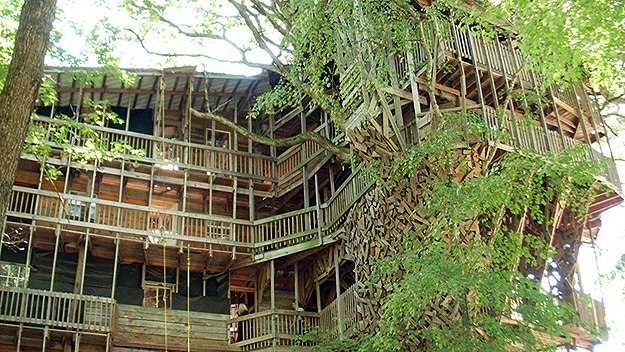 The World’s Largest Treehouse: A Mansion In A Tree
