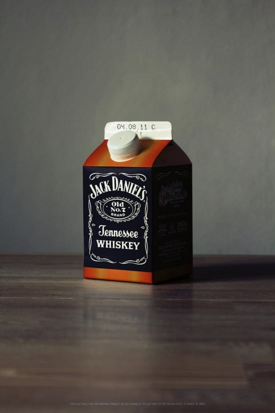 Odd Packaging: Alcohol Milk Cartons