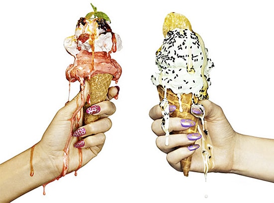 Delicious Drippy & Gooey Ice Cream Cone Photographs
