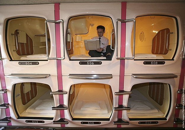 The Japanese Sleeping Capsule For Nighttime Workaholics