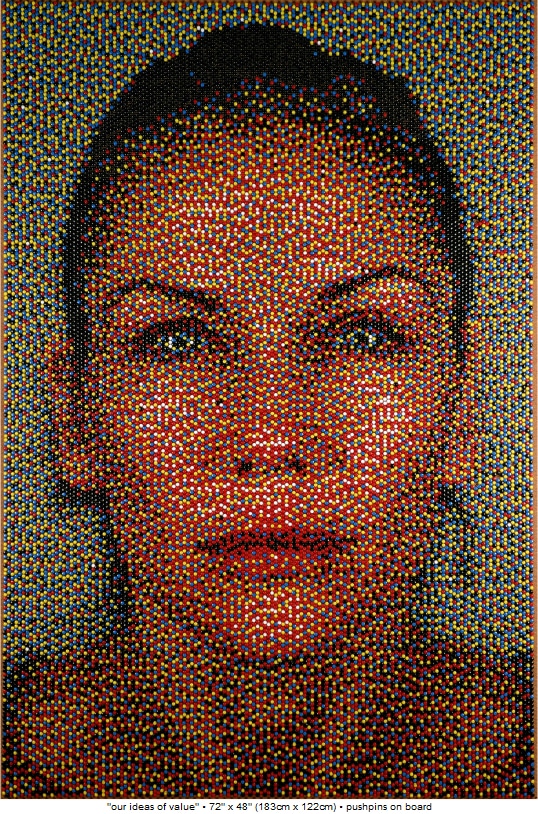Push-Pin Art: Amazingly Realistic Portraits