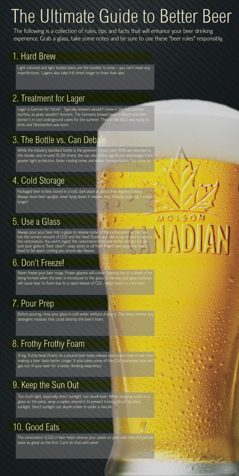 10 Tips: Ultimate Guide To Better Beer [Infographic]