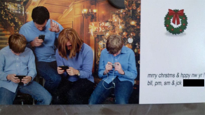 A Modern Day Christmas Card: A Clear Shift In Focus