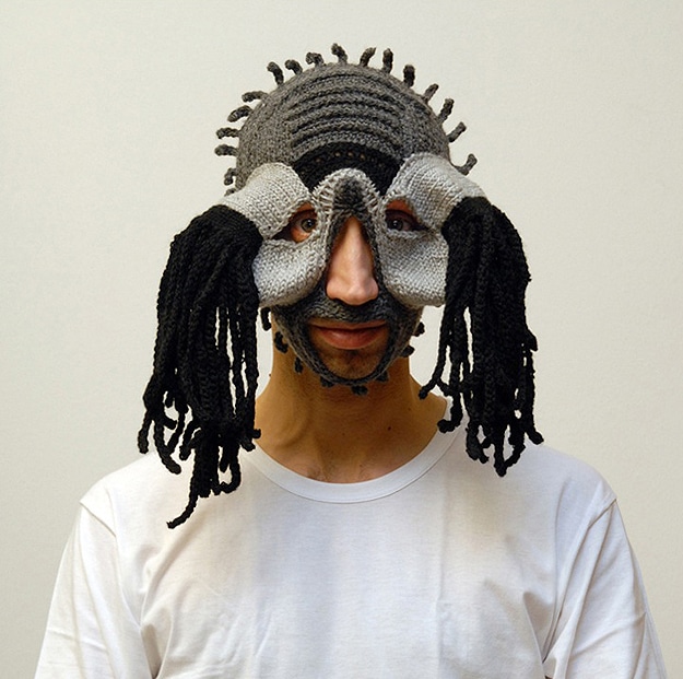 10 Crazy Creepy Crocheted Masks