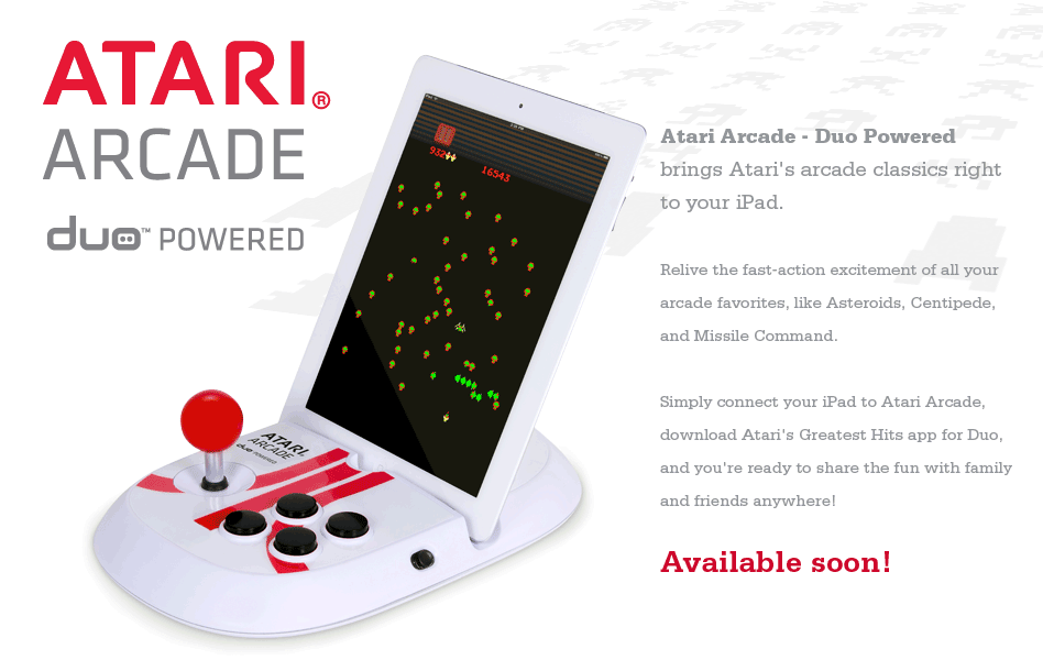 Retro Atari Arcade Joystick For The iPad 2