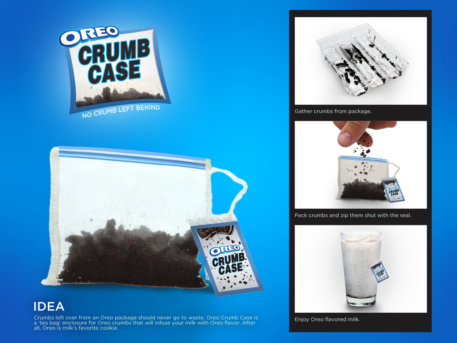 Oreo Crumb Case: Addiction Storage Pouch