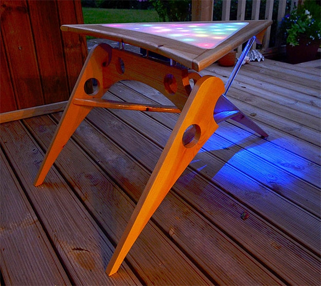 A Fabulous Fan Created Klingon LED Coffee Table