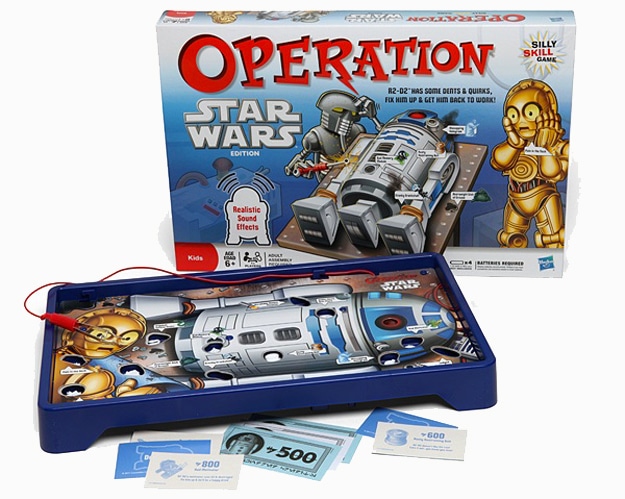 Star Wars Operation Game: Help C-3PO Operate On R2-D2