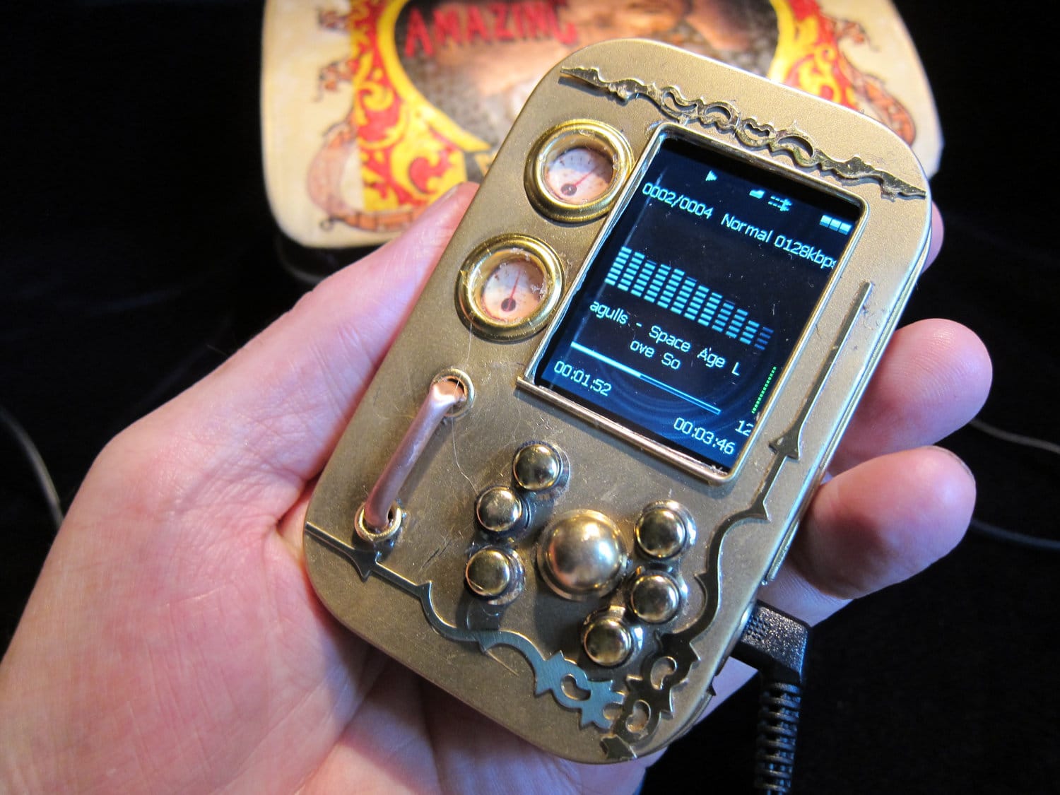 Steampunk Mp3 Player Will Match Your Retro Time Machine